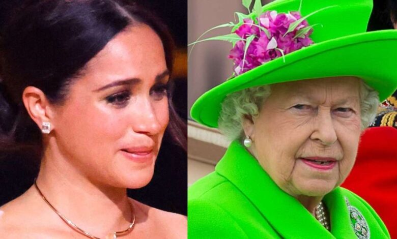Pouco antes da morte, Rainha Elizabeth II cravou duras 'observações' sobre casamento de Meghan Markle e Príncipe Harry: 'Completa catástrofe'