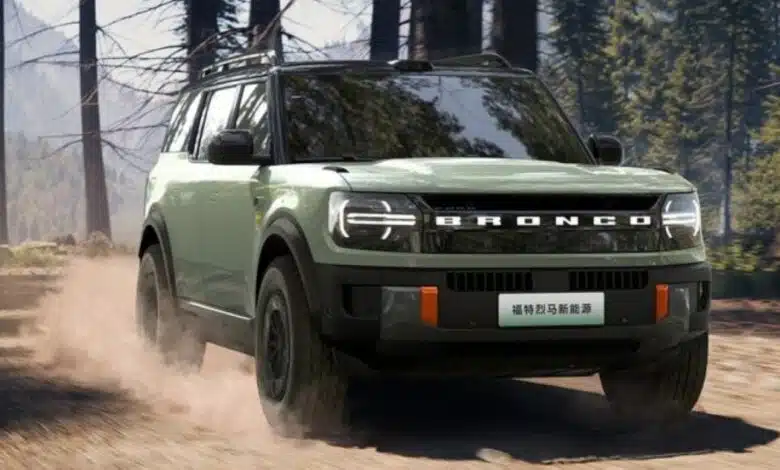 Ford Bronco elétrico estreia na China com até 650 km de autonomia