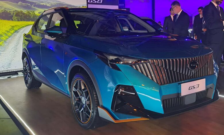 GAC GS3 chegará ao Brasil com 177 cv para encarar T-Cross e Creta