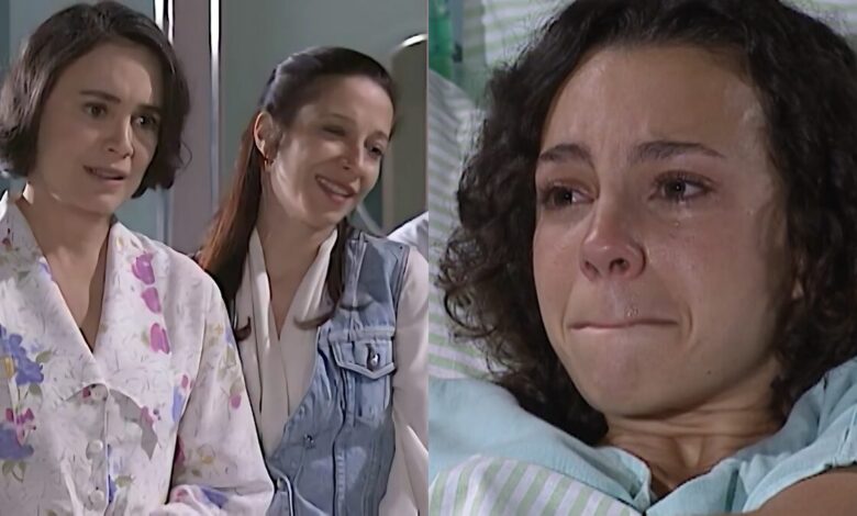 Helena lembra da profecia de Joyce depois que ela cai nas escadas e precisa passar por cesareana