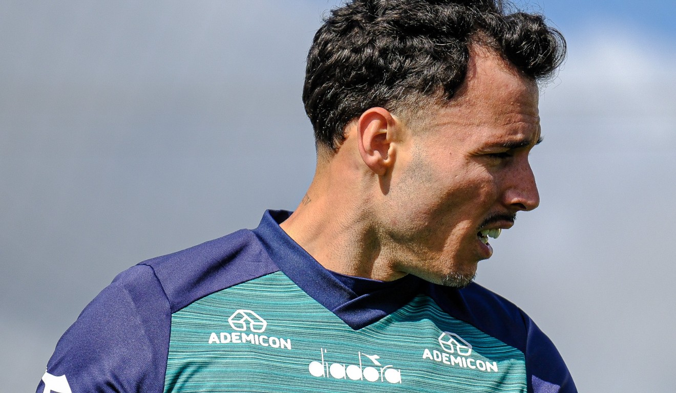 Zeca em treino do Coritiba