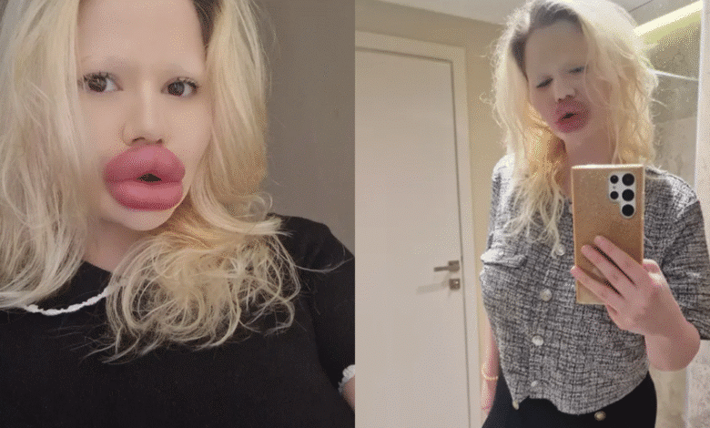Influencer com 'maiores lábios do mundo' diz que dentistas se recusam a atendê-la: 'Decepcionada'