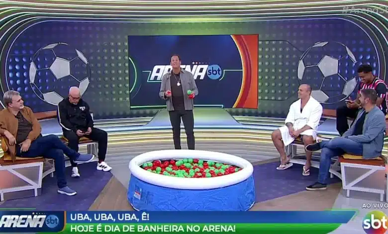 Benjamin Back comanda o Arena SBT. Foto: Reprodução/SBT