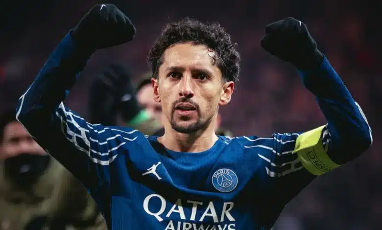 Marquinhos é capitão da equipe do PSG e tenta levar o clube a sua primeria conquista de Champions