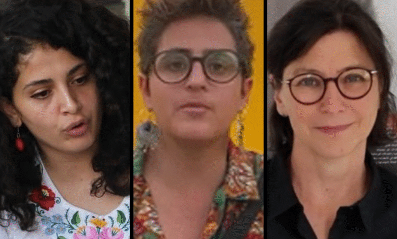 Ativistas palestinas participam de encontro no Recife, nesta quinta-feira (3)