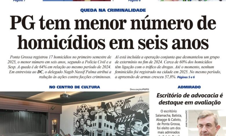 Leia a Edição Impressa do Diário dos Campos de 08/07/2025