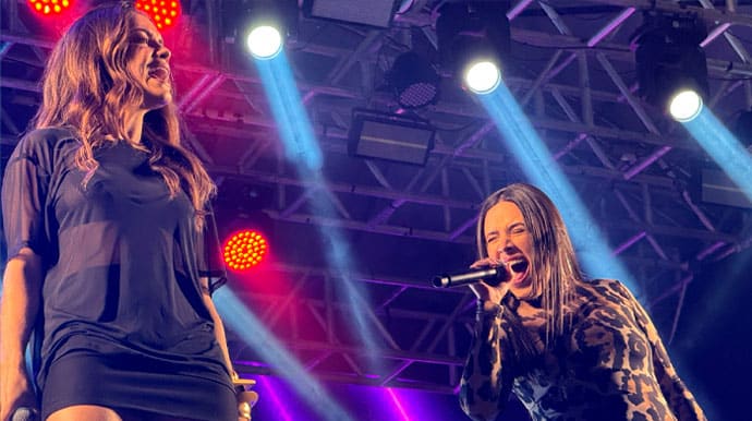 Dupla foi a grande atração da 2ª noite da festa - FOTO: Portal AssisCity