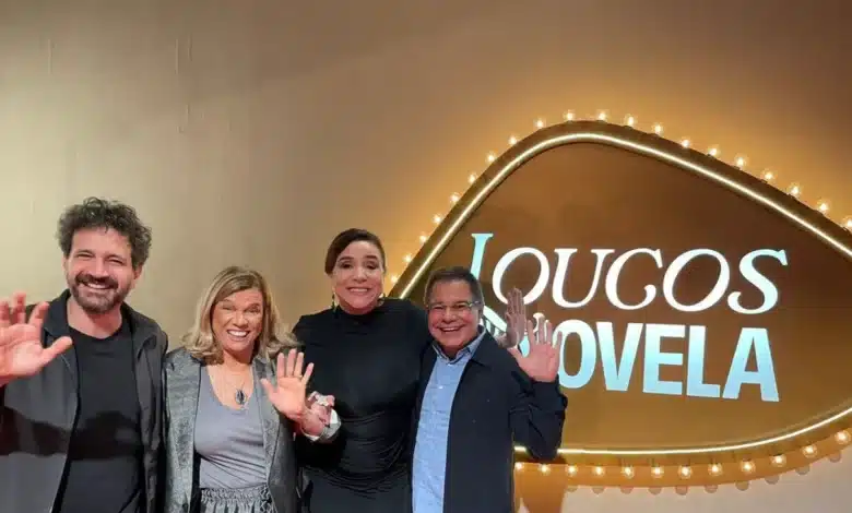 Caco Ciocler, Denise Saraceni, Marisa Orth e Ricardo Linhares (Foto: Divulgação)
