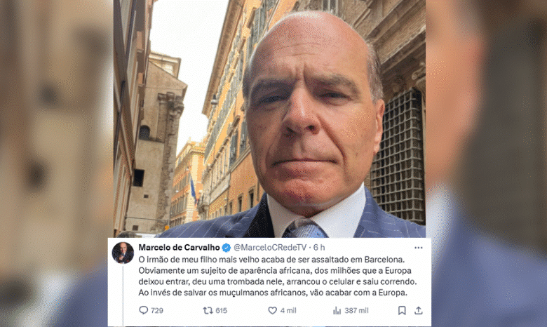 Declaração de apresentador sobre assalto repercurte: "Sujeito de aparência africana"