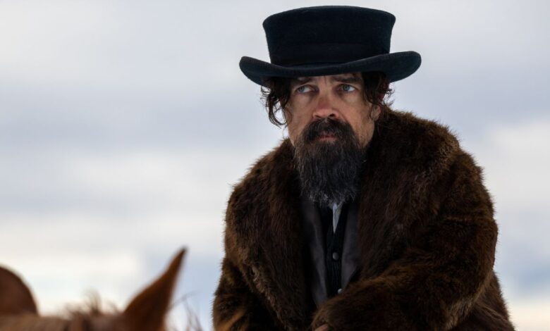 Peter Dinklage riding a horse in The Thicket