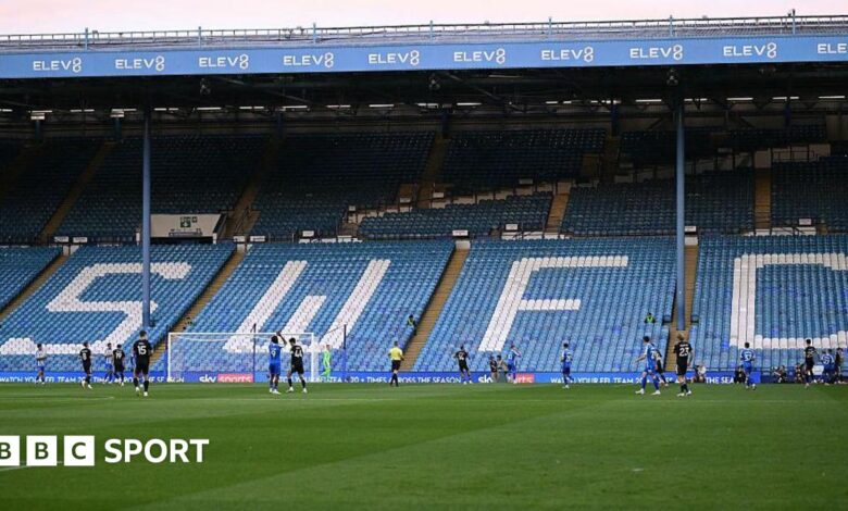 An empty stand at Hillsborough