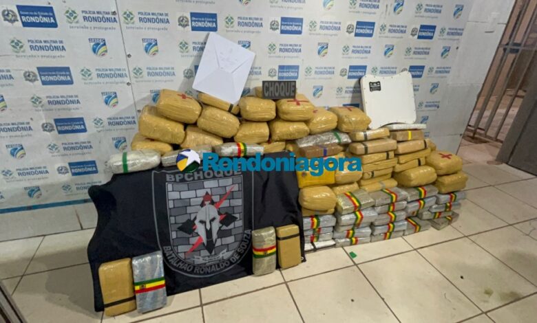 Polícia prende trio com quase 300 kg de drogas na BR-364 em Porto Velho - Polícia