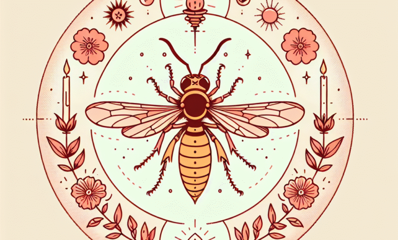 Significado espiritual do marimbondo e outros insetos