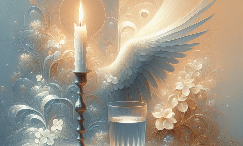 A vela para anjo com copo de água é eficaz?