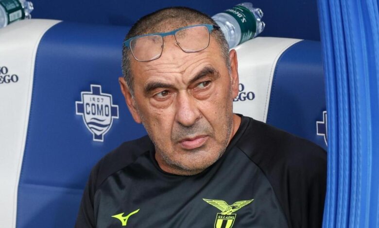 Sarri: "Lazio da Serie C a Como"