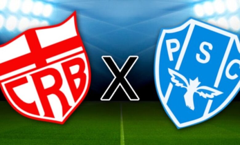 CRB x Paysandu na Série B: onde assistir ao vivo, horário e escalação