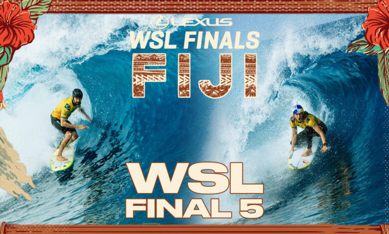 Final 5: The brackets are set, World Champs to be crowned at Lexus WSL Finals Fiji presented by Corona Cero