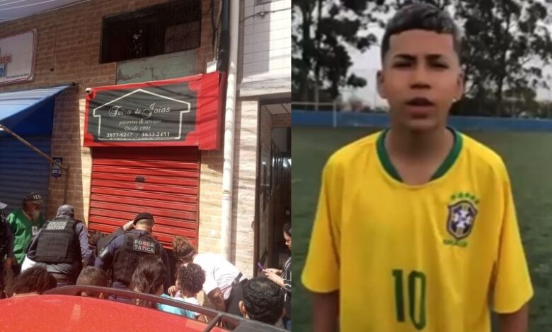 Adolescente morto em assalto a joalheria em Manaus queria ser jogador; VEJA