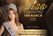 Inscrições abertas para o Miss Tarauacá Universe 2025 | ac24horas