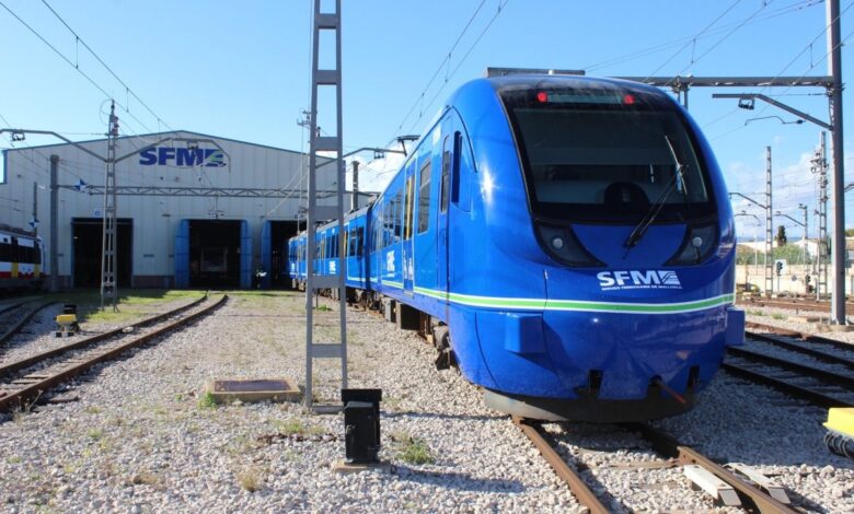 Zug der SFM auf Mallorca