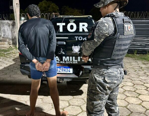 Homem é preso suspeito de tráfico de drogas na Rodoviária de Boa Vista