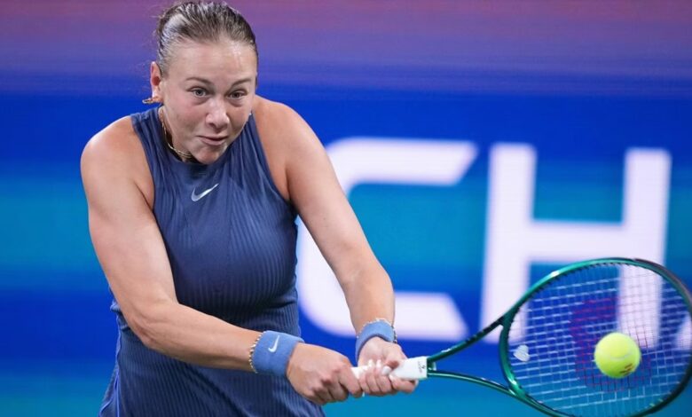 Com jogo agressivo, Anisimova iguala melhor campanha no US Open