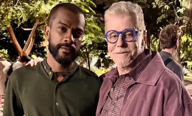 Samuel de Assis e Miguel Falabella. Foto: Reprodução/Instagram