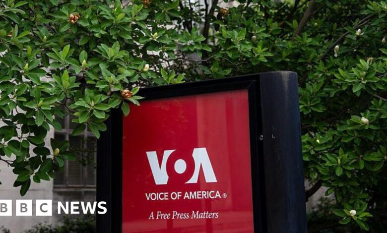 Trump administration moves to fire most Voice of America staff