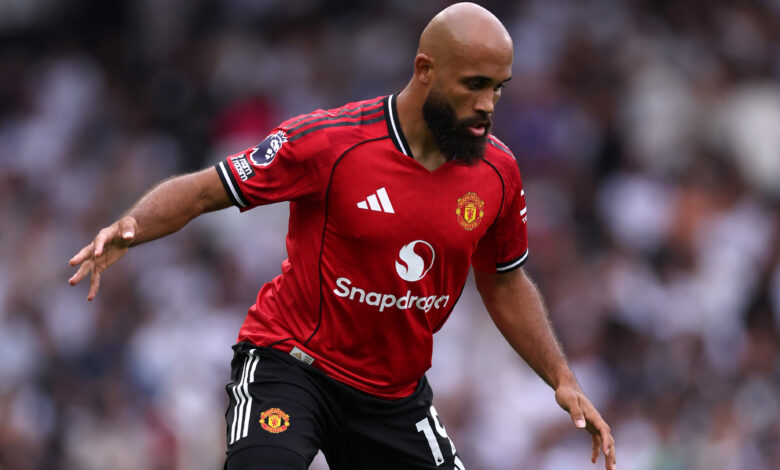 Bryan Mbeumo scores his first Man United goal