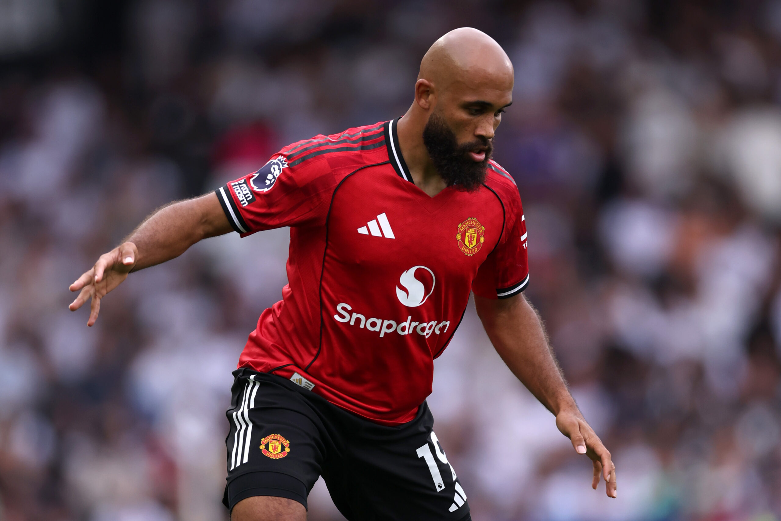 Bryan Mbeumo scores his first Man United goal