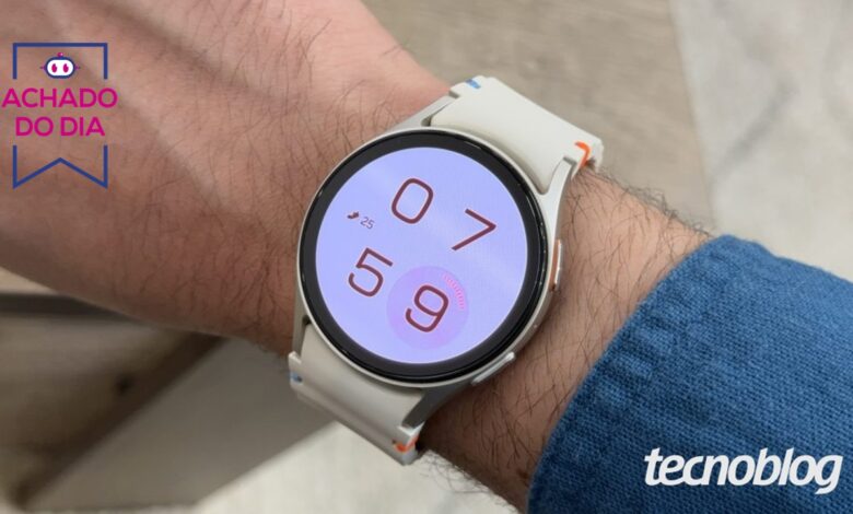 Galaxy Watch 7 com mais de 60% OFF em promoção no AliExpress • Tecnoblog