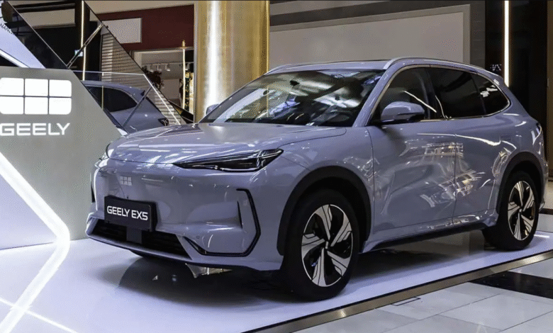 carro Geely em exposição