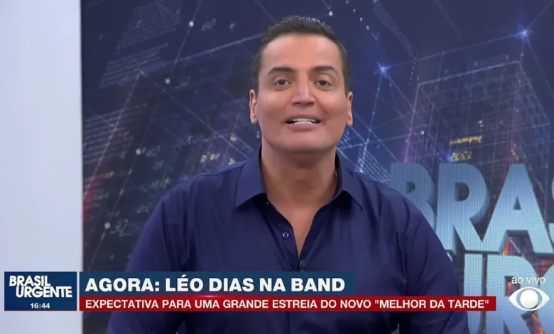 Leo Dias no Brasil Urgente. Foto: Reprodução/Band