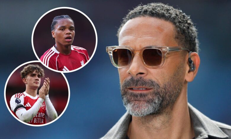 Rio Ferdinand delivers Max Dowman and Rio Ngumoha verdict ahead of Liverpool vs Arsenal