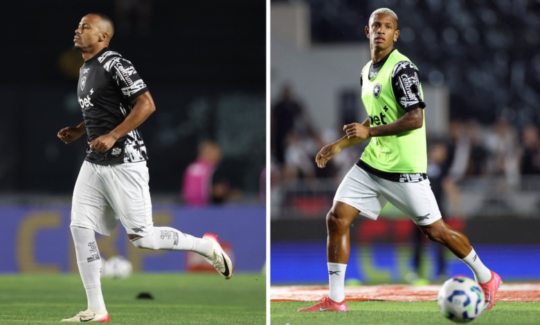 Dupla Marlon Freitas e Danilo tem nova chance no Botafogo contra Bragantino
