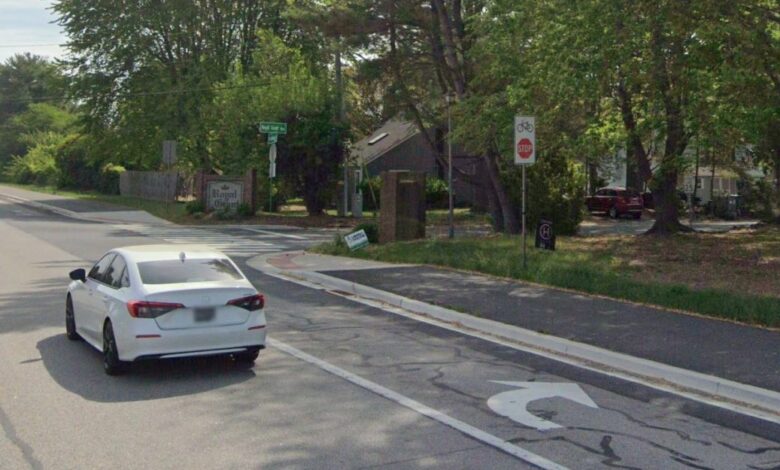 Google maps screenshot of West Lebanon Road at Royal Grant Way