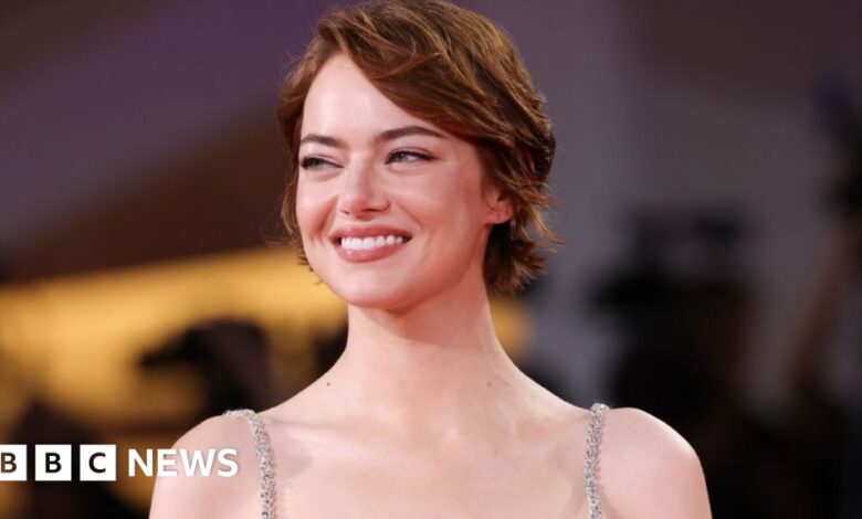 Emma Stone dazzles Venice with alien kidnap drama Bugonia
