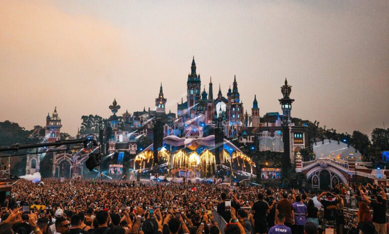 Imagem da quarta edição do Tomorrowland no Brasil, em Itu, em São Paulo, que aconteceu em 2024