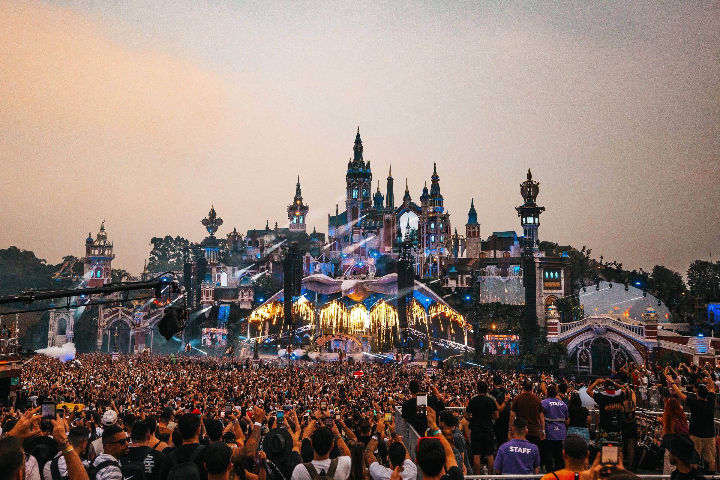 Imagem da quarta edição do Tomorrowland no Brasil, em Itu, em São Paulo, que aconteceu em 2024
