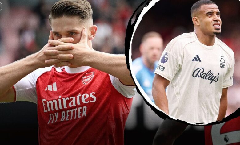 Gyokeres marca, e Arsenal vence o Nottingham Forest com golaço; Murillo sai machucado