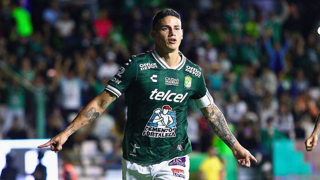 James anota gol y da asistencia en León vs Mazatlán
