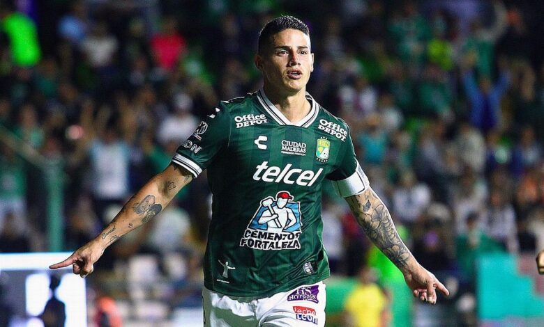 James anota gol y da asistencia en León vs Mazatlán