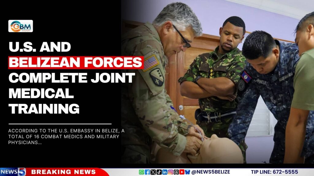 U.S. and Belizean Forces Complete Joint Medical Training
