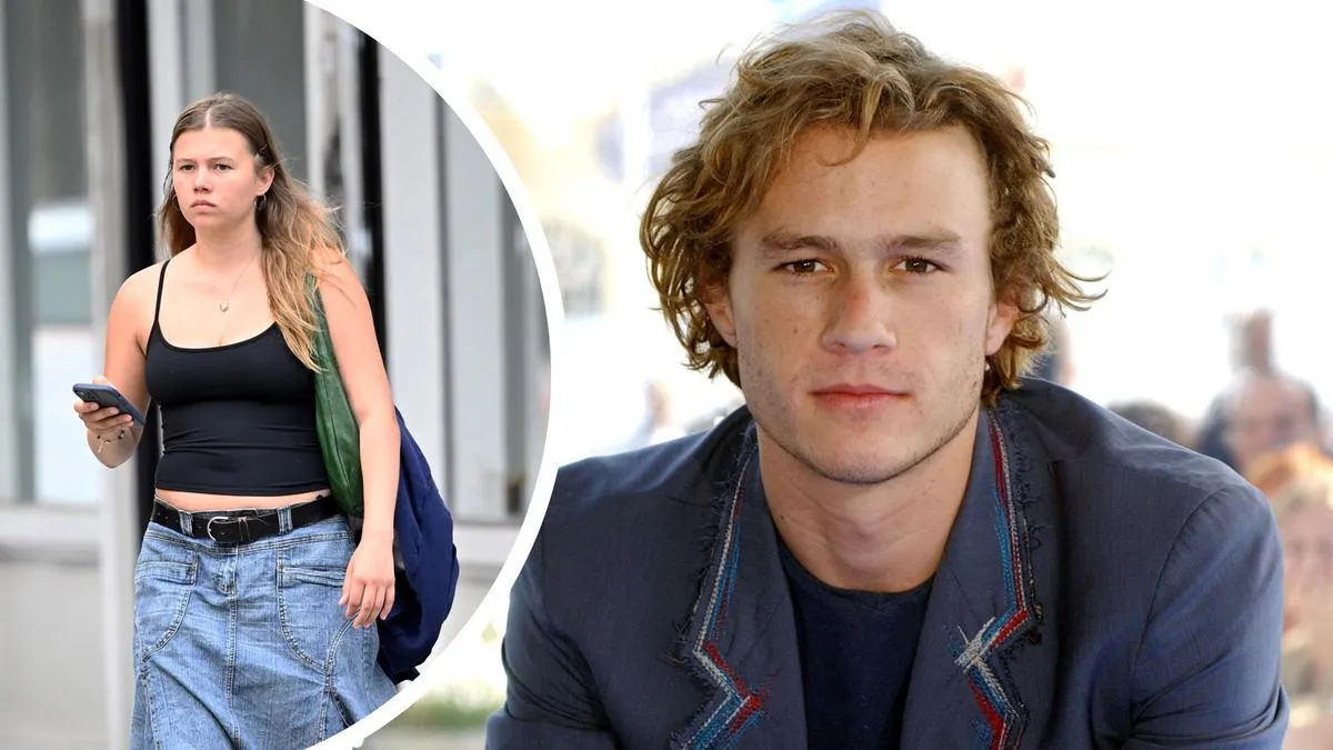 Matilda Ledger é a cara do pai Heath Ledger em Nova York