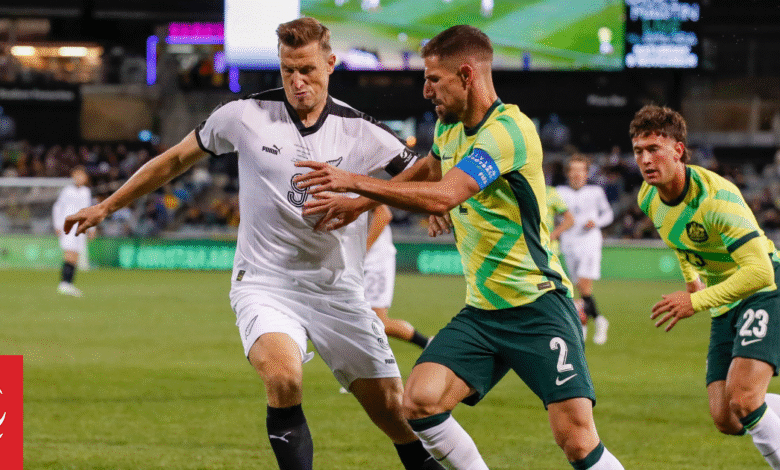 Live updates: Soccer Ashes - All Whites v Socceroos at Go Media Stadium