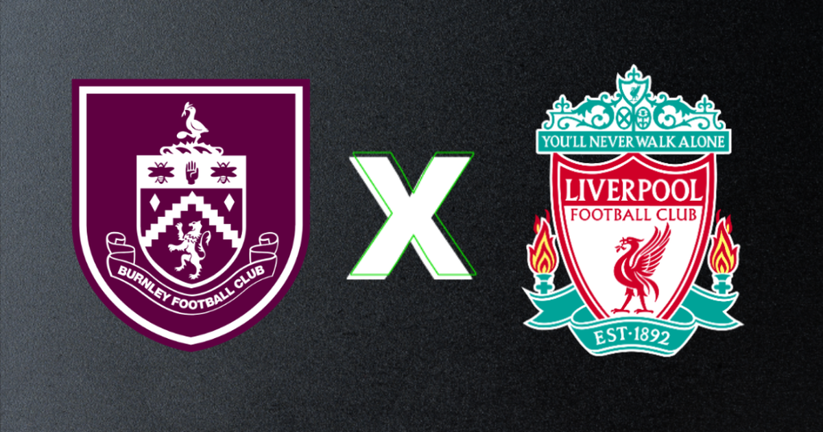 Burnley x Liverpool pela Premier League: onde assistir ao vivo, escalações e lances em tempo real