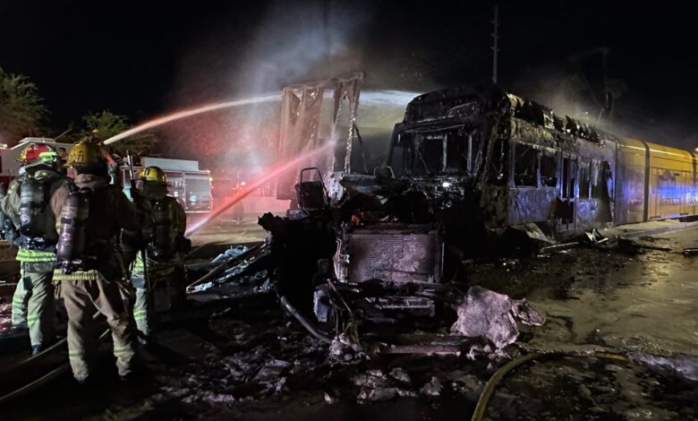 Phoenix light rail train crashes with semitruck