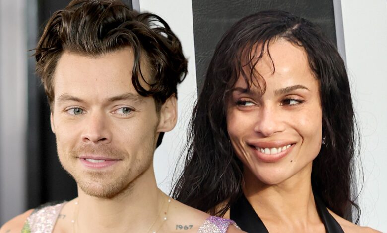 Harry Styles and Zoë Kravitz Not Exclusive, Just Hooking Up