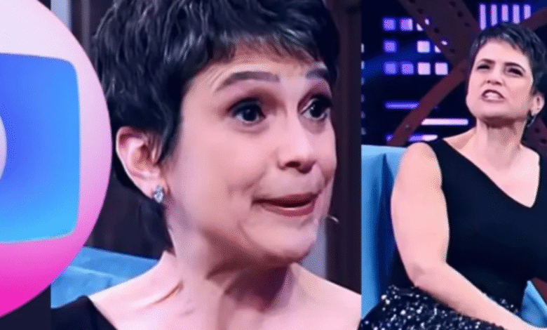 Sandra Annenberg no programa Lady Night, na Globo (Foto Reprodução TV Foco)