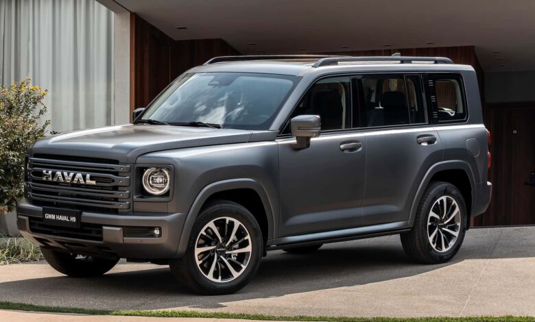 GWM fatura R$ 185 milhões com vendas do Haval H9 no Brasil